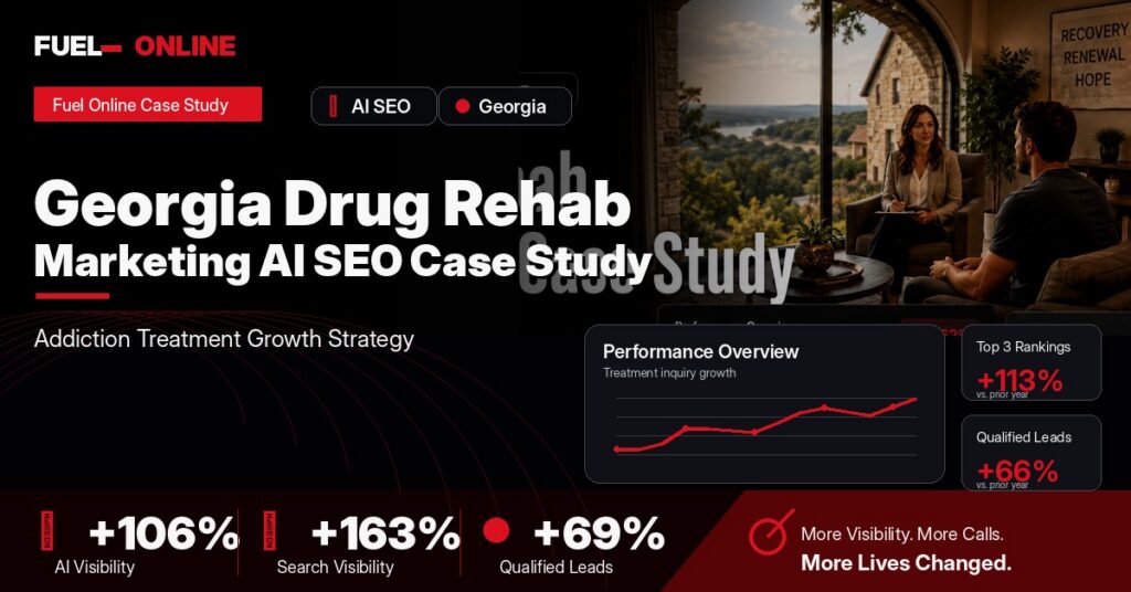 Georgia Drug Rehab AI SEO Case Study case study visual