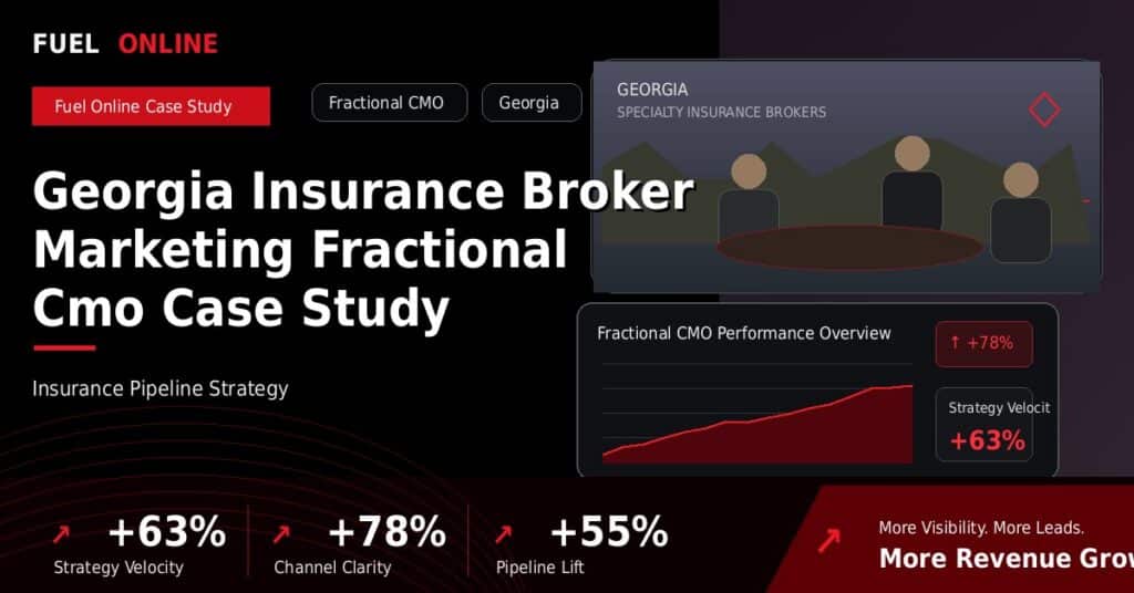 Georgia Insurance Broker Marketing Fractional CMO Case Study case study visual