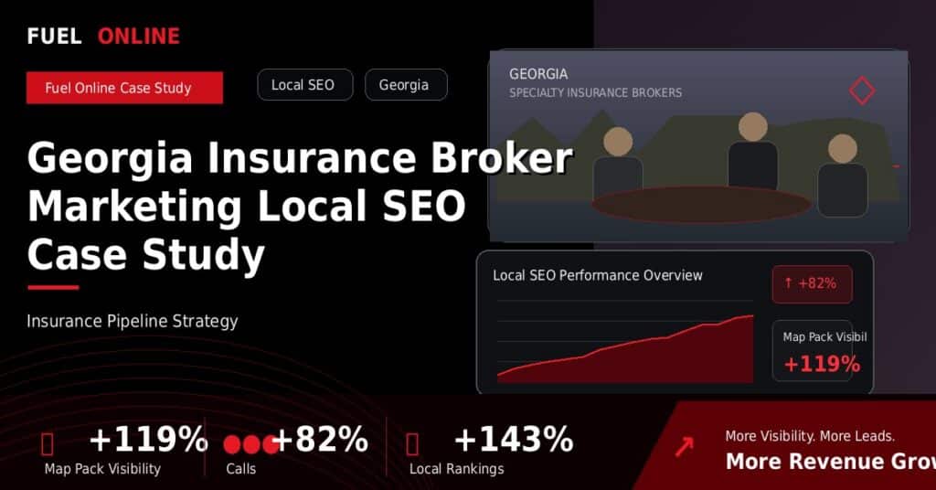 Georgia Insurance Broker Local SEO Case Study case study visual