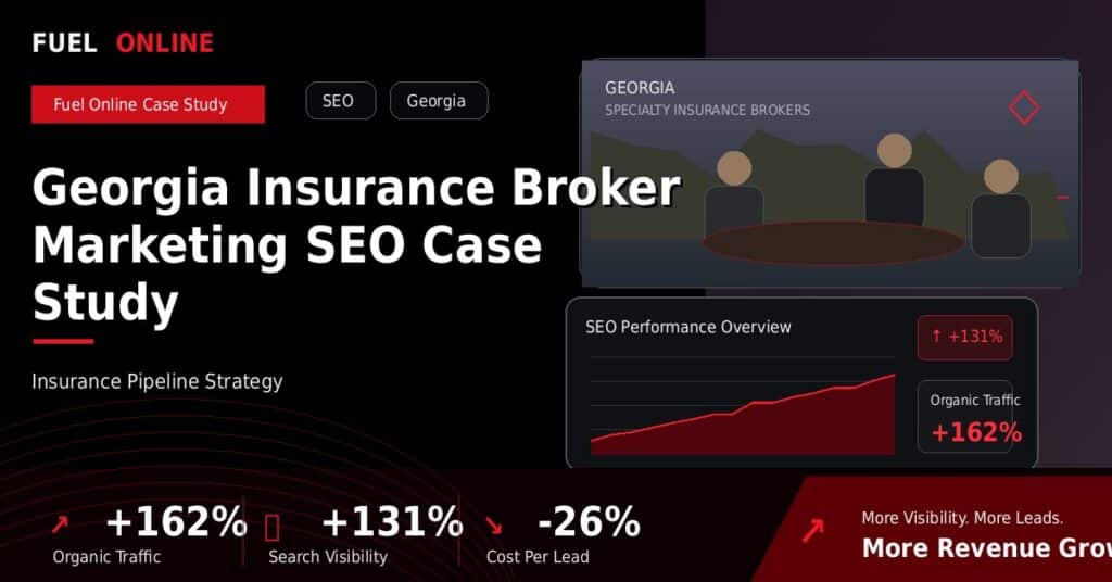 Georgia Insurance Broker SEO Case Study case study visual