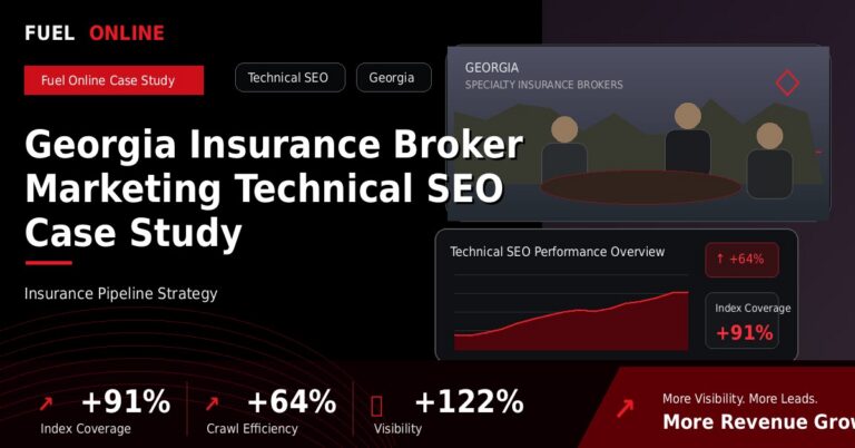 Medicare and Health Insurance SEO Agency 2 Georgia Insurance Broker Technical SEO Case Study