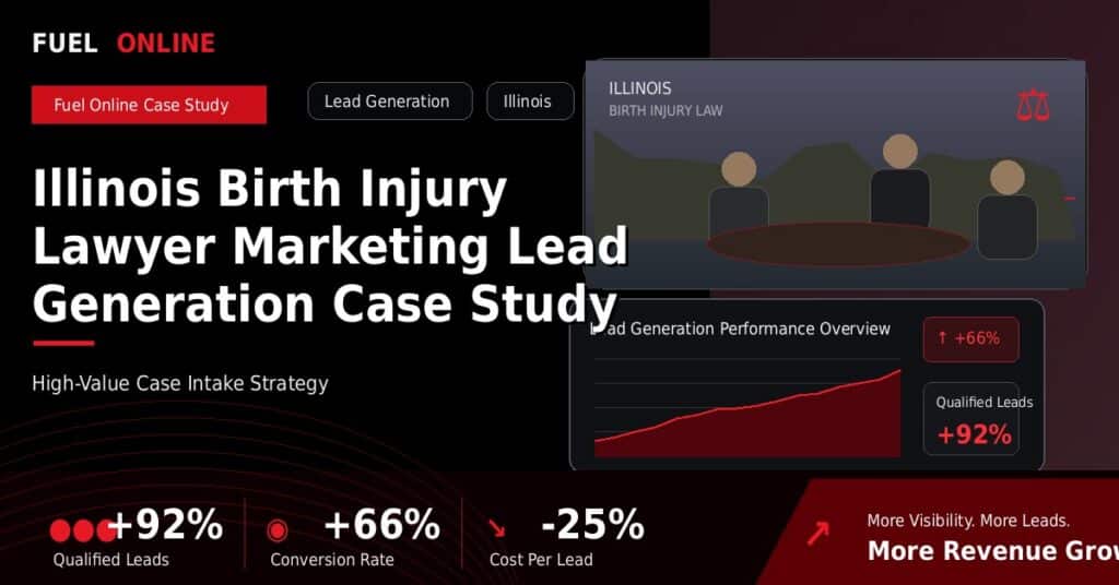 Illinois Birth Injury Law Firm Lead Generation Case Study case study visual