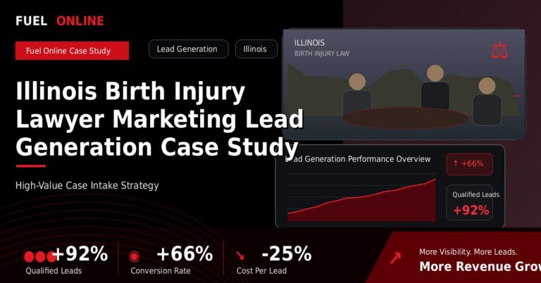 Medical Malpractice Law Lead Generation Agency 3 Illinois Birth Injury Law Firm Lead Generation Case Study
