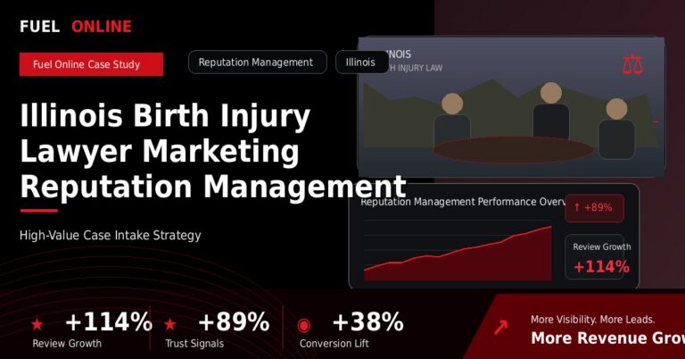Criminal Defense Law Digital Marketing Agency 3 Illinois Birth Injury Lawyer Marketing Reputation Management Case Study