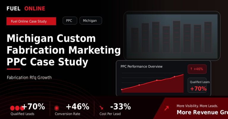 Industrial PPC Agency 3 Michigan Custom Fabrication PPC Case Study
