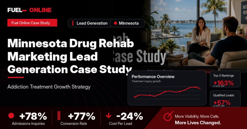 Minnesota Drug Rehab Lead Generation Case Study case study visual