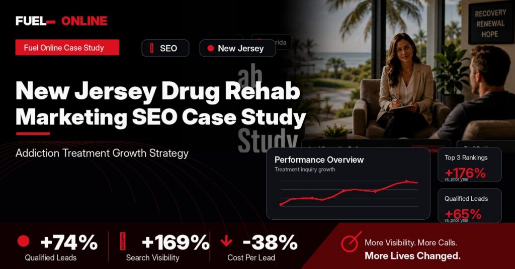New Jersey Drug Rehab SEO Case Study case study visual