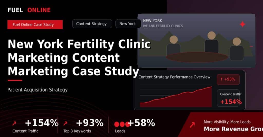 New York Fertility Clinic Marketing Content Marketing Case Study case study visual