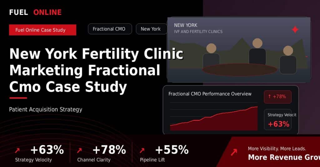 New York Fertility Clinic Marketing Fractional CMO Case Study case study visual