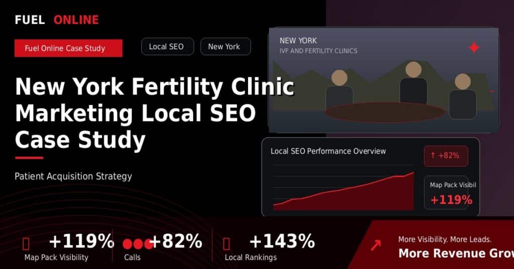 New York Fertility Clinic Local SEO Case Study case study visual