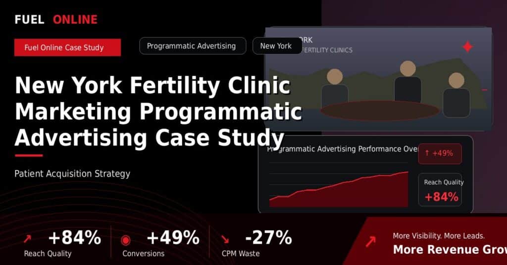 New York Fertility Clinic Marketing Programmatic Advertising Case Study case study visual