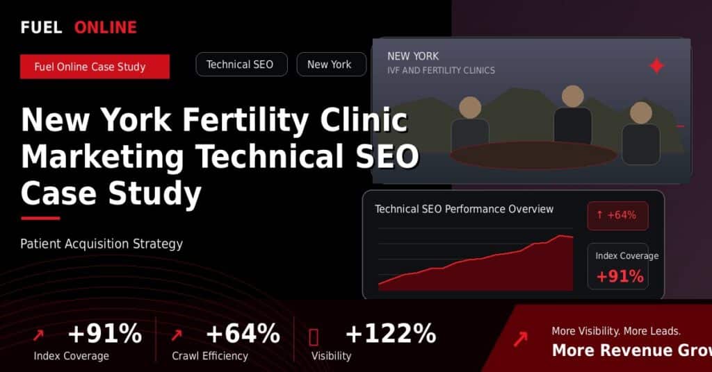 New York Fertility Clinic Technical SEO Case Study case study visual