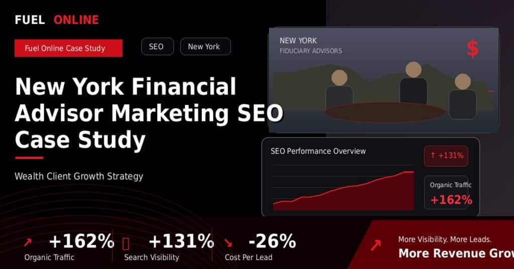 New York Financial Advisor SEO Case Study case study visual