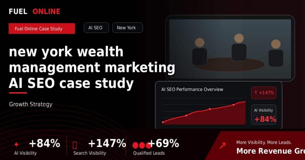New York Wealth Management AI SEO Case Study case study visual