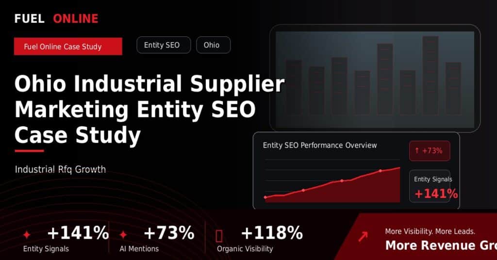 Ohio Industrial Supplier Marketing Entity SEO Case Study case study visual