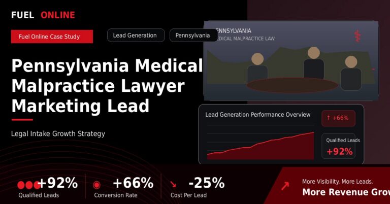 Medical Malpractice Law Lead Generation Agency 1 Pennsylvania Medical Malpractice Law Firm Lead Generation Case Study