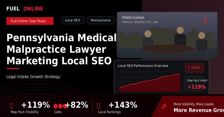 Medical Malpractice Law SEO Agency 2 Pennsylvania Medical Malpractice Law Firm Local SEO Case Study