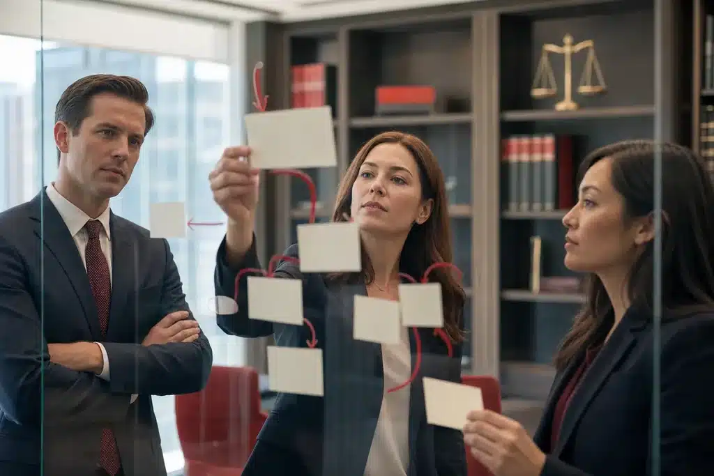 AEO agency for personal injury law firms: a content team organizing frequently asked questions