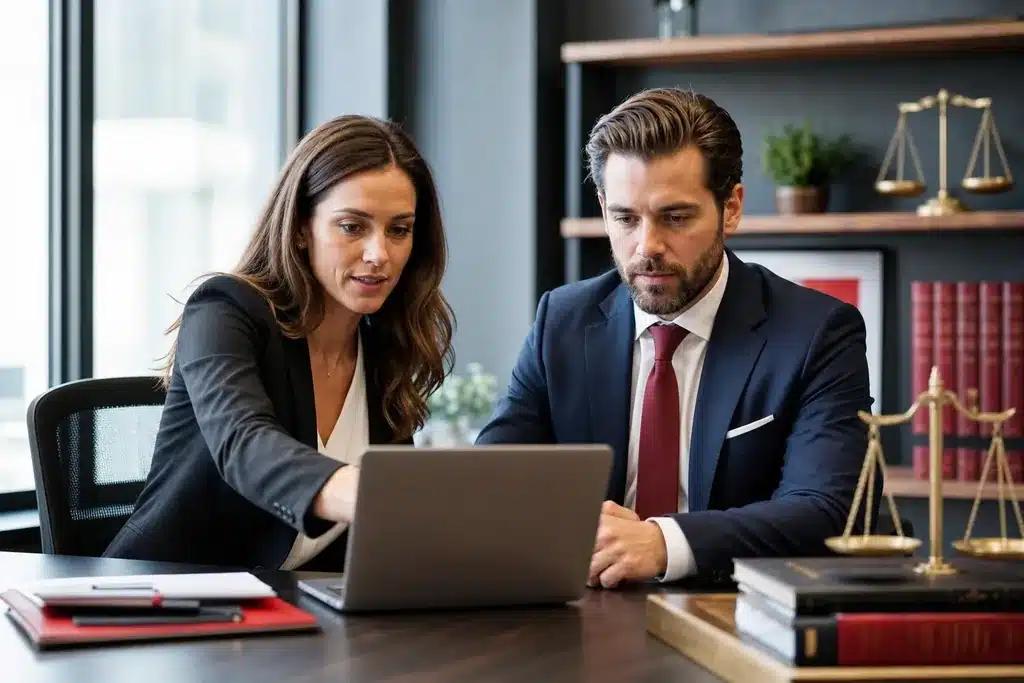 personal injury law firms SEO ROI: an analytics attribution flow of connected steps on