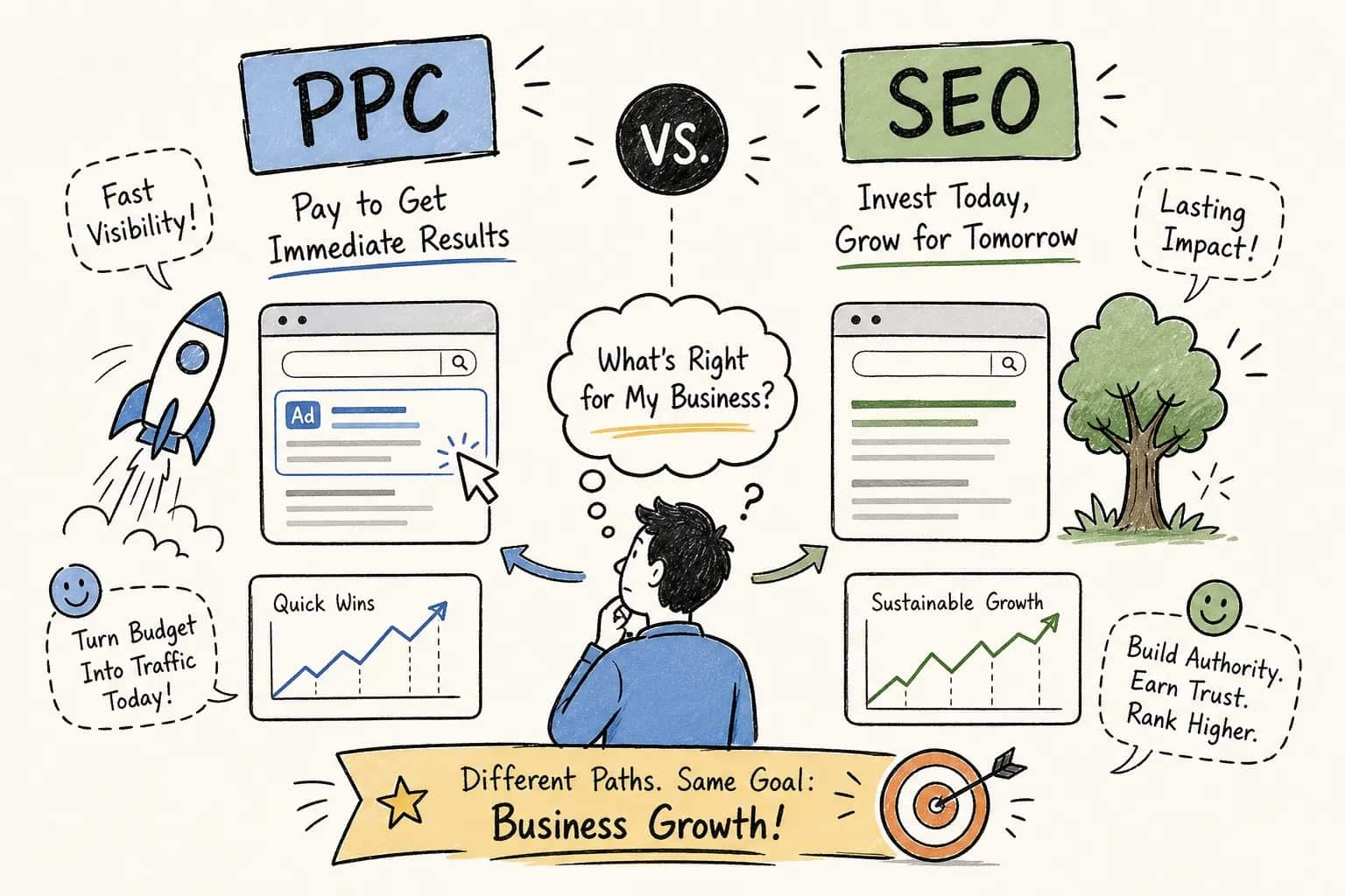 PPC vs. SEO: Which Investment Is Right for Your Business?
