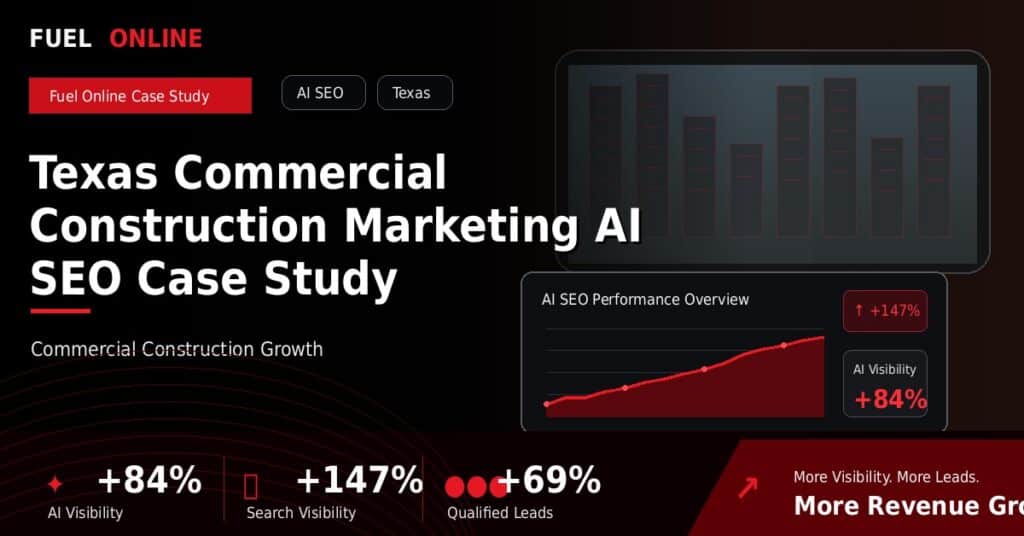 Texas Commercial Construction AI SEO Case Study case study visual