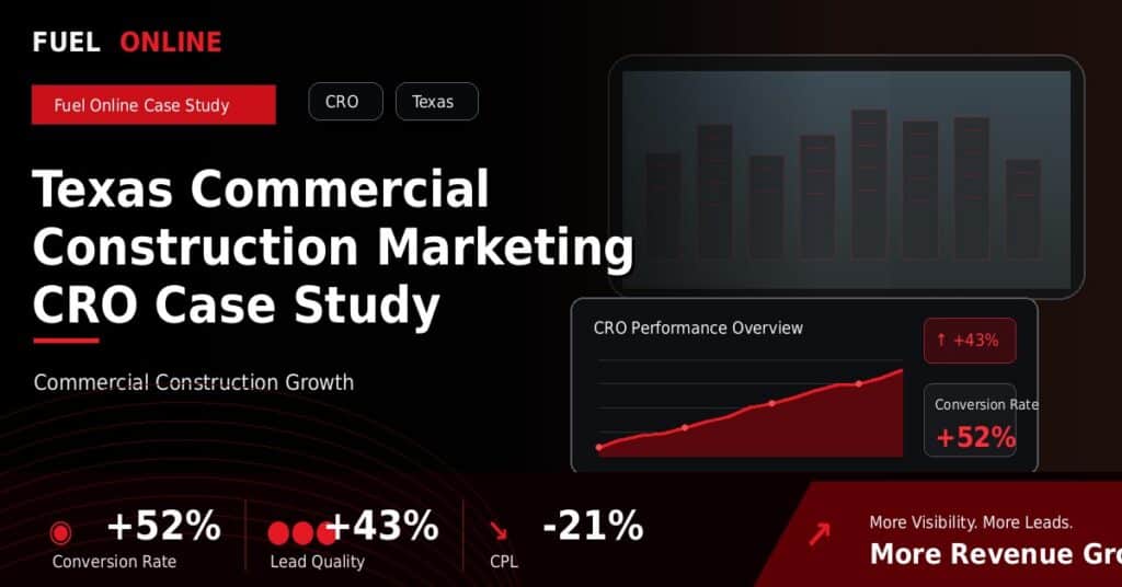 Texas Commercial Construction CRO Case Study case study visual