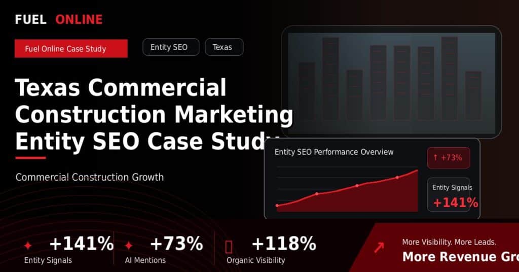 Texas Commercial Construction Marketing Entity SEO Case Study case study visual