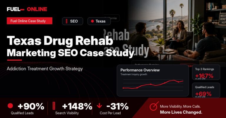 Online Education SEO Agency 3 Texas Drug Rehab SEO Case Study