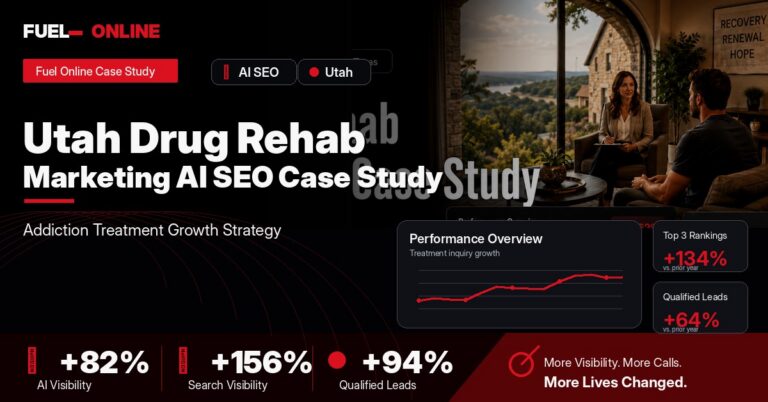 Addiction Treatment AI SEO Agency 2 Utah Drug Rehab AI SEO Case Study