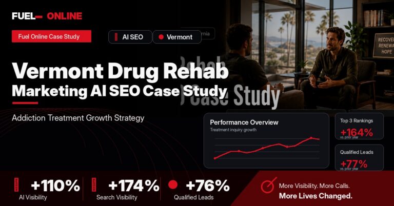 Vermont Drug Rehab AI SEO Case Study